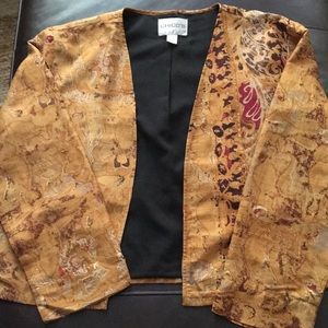 Chico’s size 3, made in India silk jacket